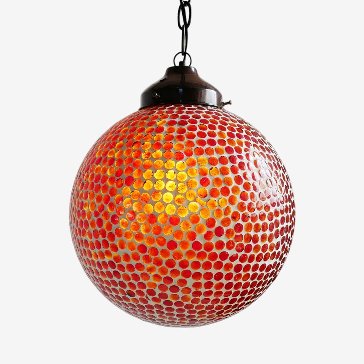 Mai Tai Mosaic Globe Pendant Small - Image 1