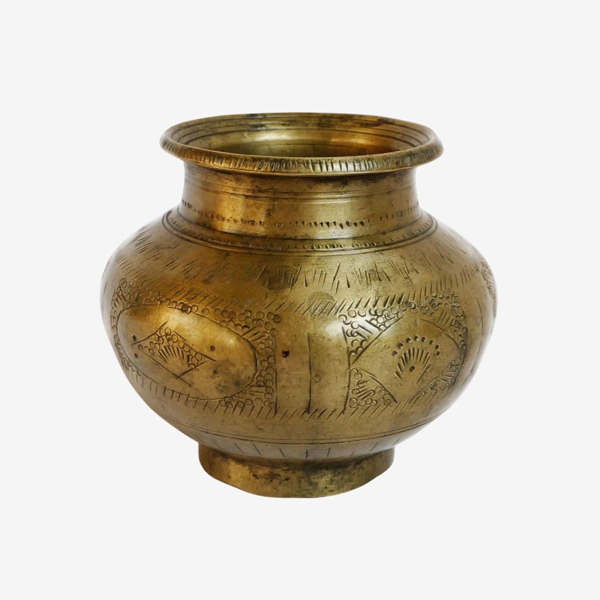 Vintage Bronze Nepal Ritual Vase - Image 1