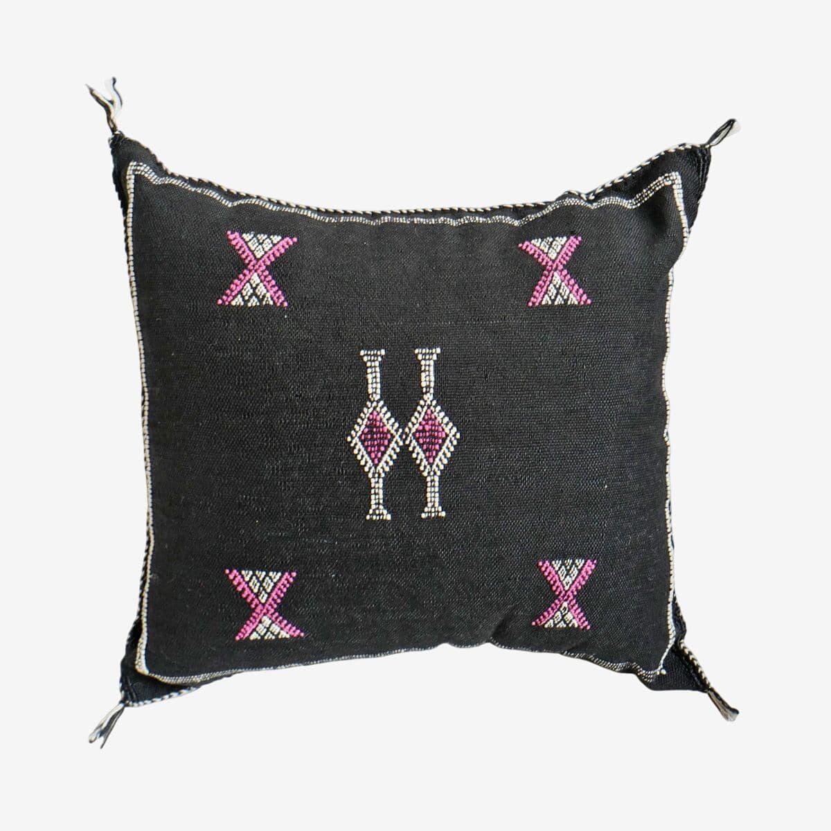 Vintage Black Kilim Pillow - Image 1