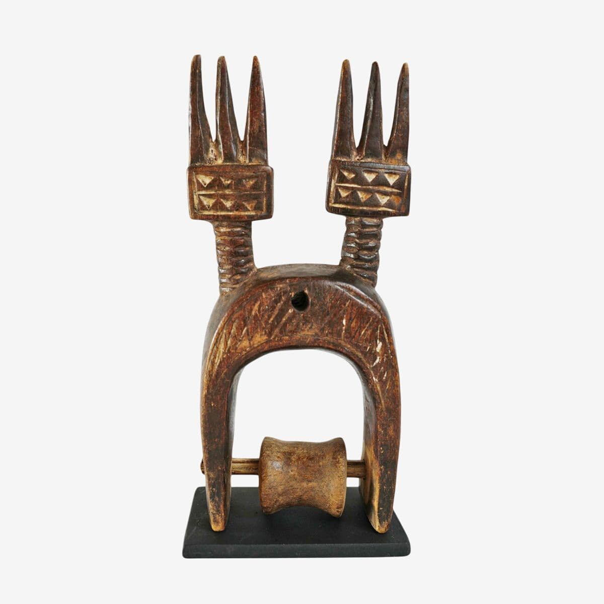 Antique West Africa Heddle Pulley - Image 1