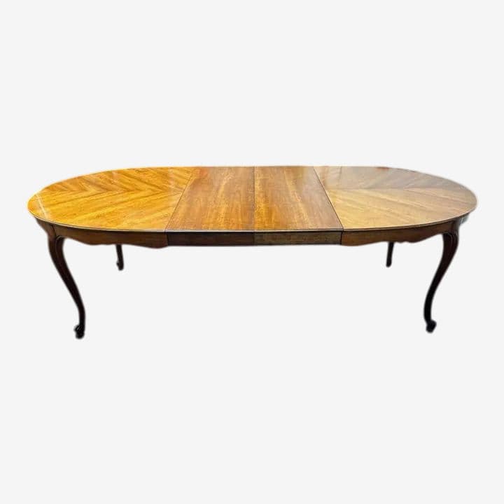 Kindel Grand Rapids Belvedere Louis XV Dining Table Extending to 98" - Made in 1960s - Image 1