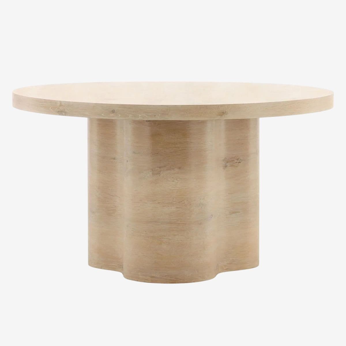 Wave Pedestal Round Dining Table - Image 1