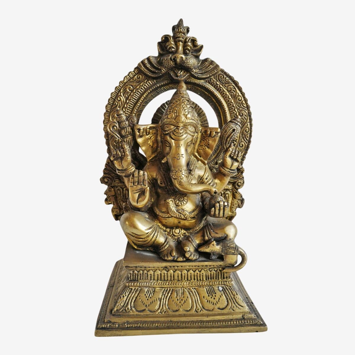 Vintage Brass Ganesha - Image 1