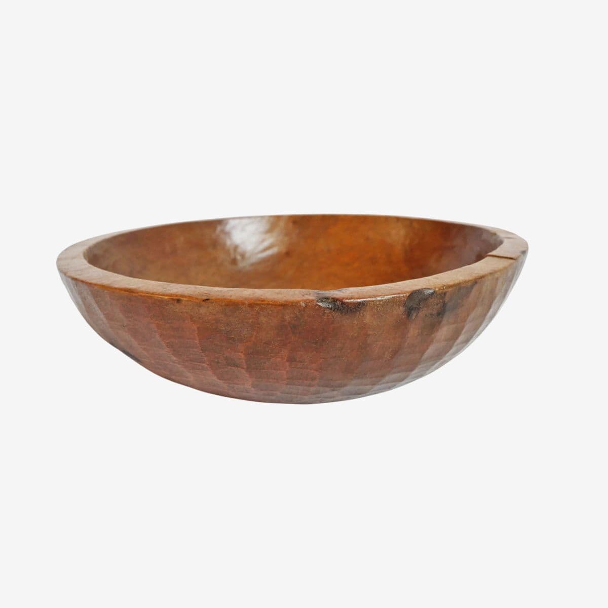 Vintage Teak Nepal Wood Bowl - Image 1