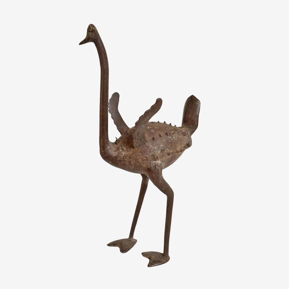 Bronze Benin Ostrich - Image 1