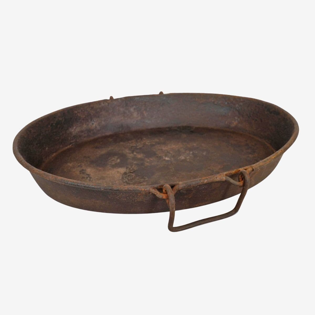 Vintage Iron Oval Tray - Image 1
