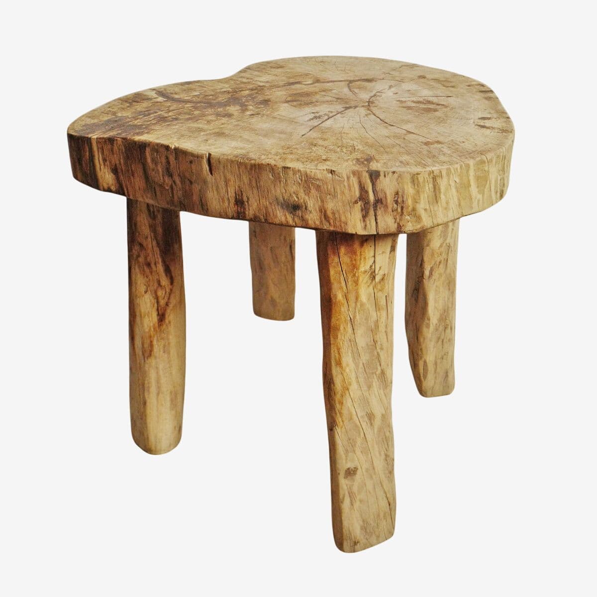 Rustic Raw Naga Four Leg Table - Image 1