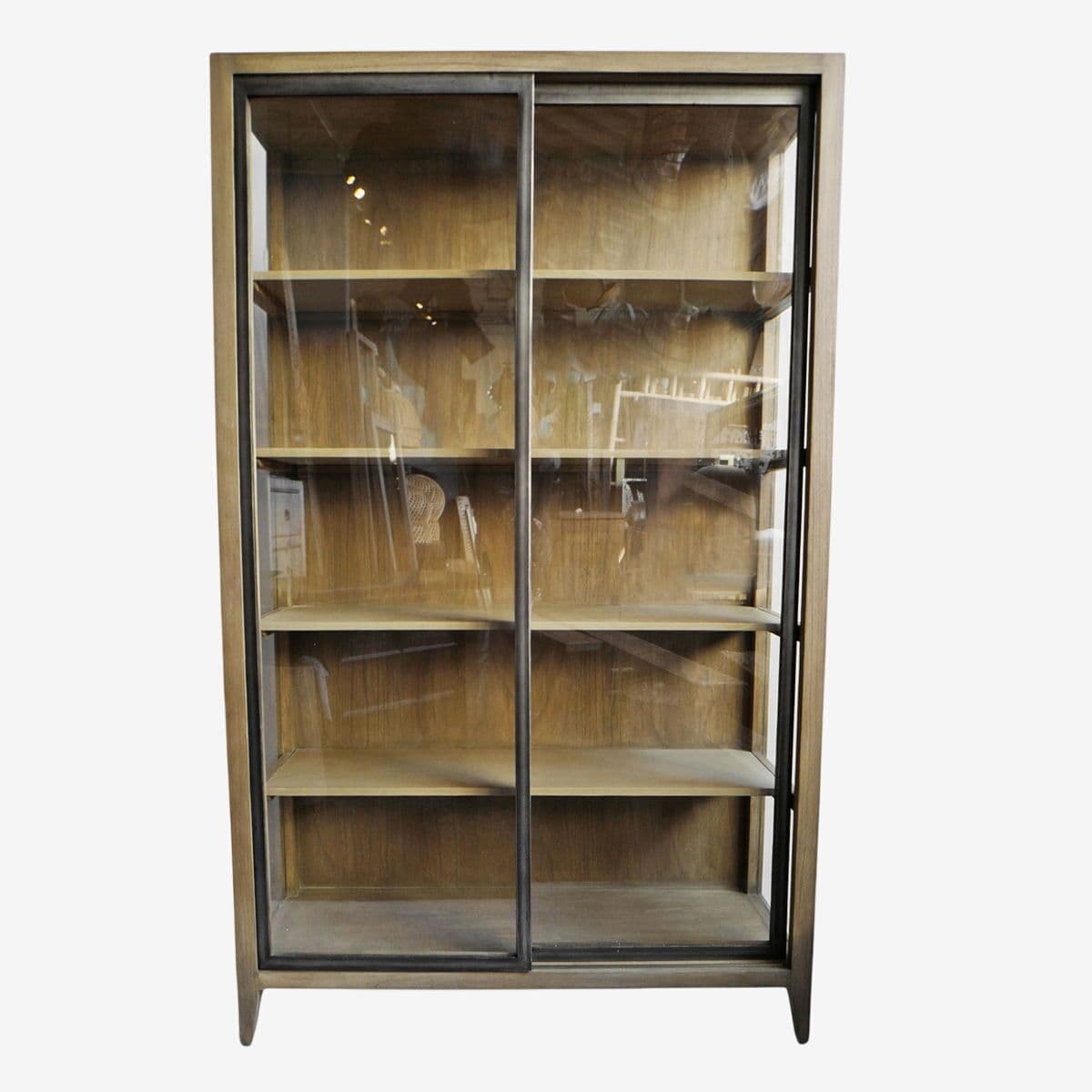 Nadina Wood Display Cabinet - Image 1