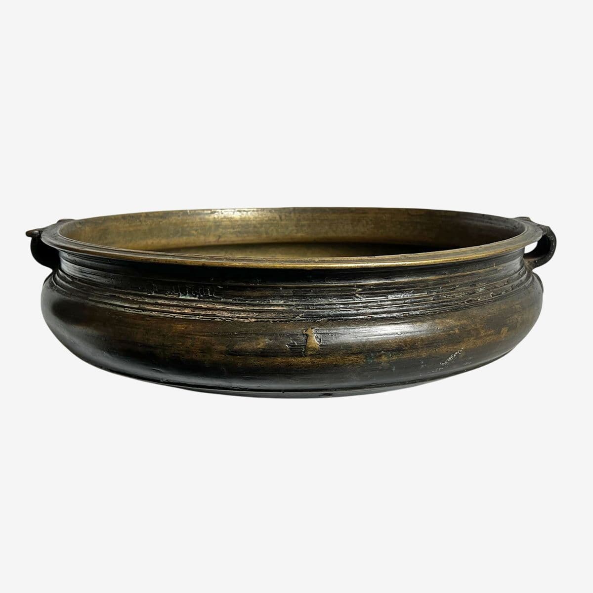 Antique Bronze Urli Bowl - Image 1