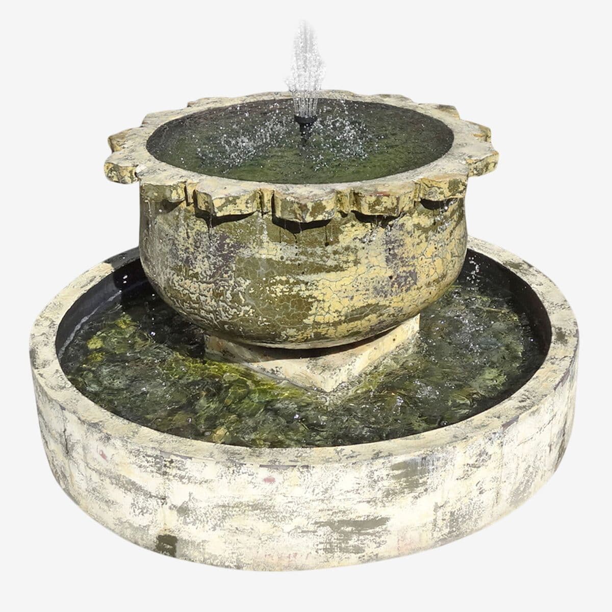 Sunflower Earth Ware Fountain - Image 1