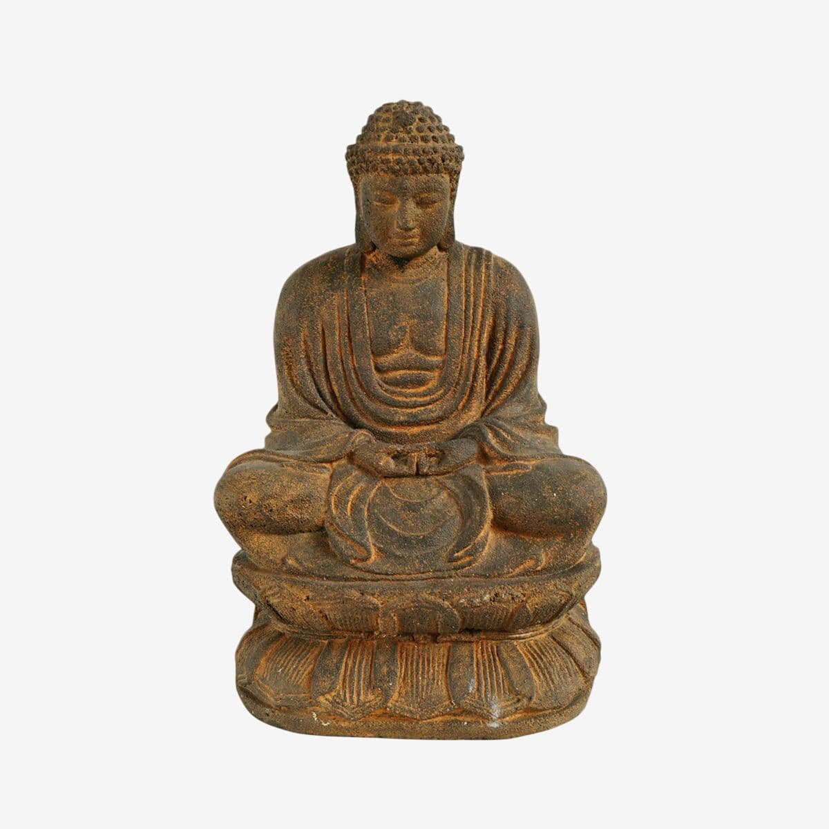 Cast Stone Sitting Buddha - Image 1