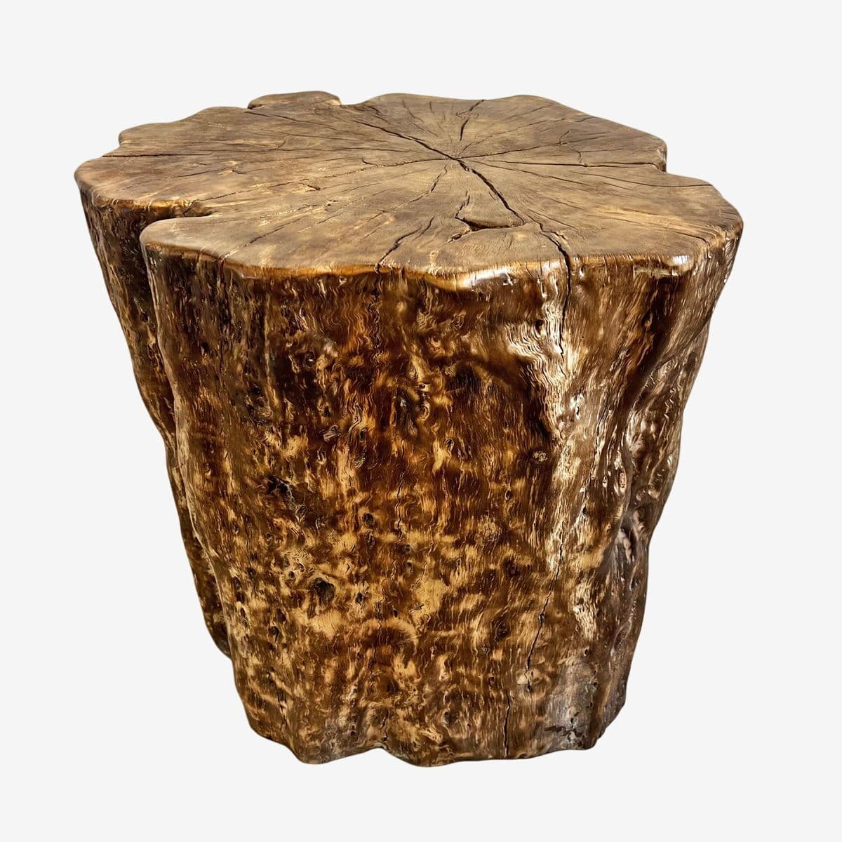 Burn Wash Lychee Stump Table - Image 1