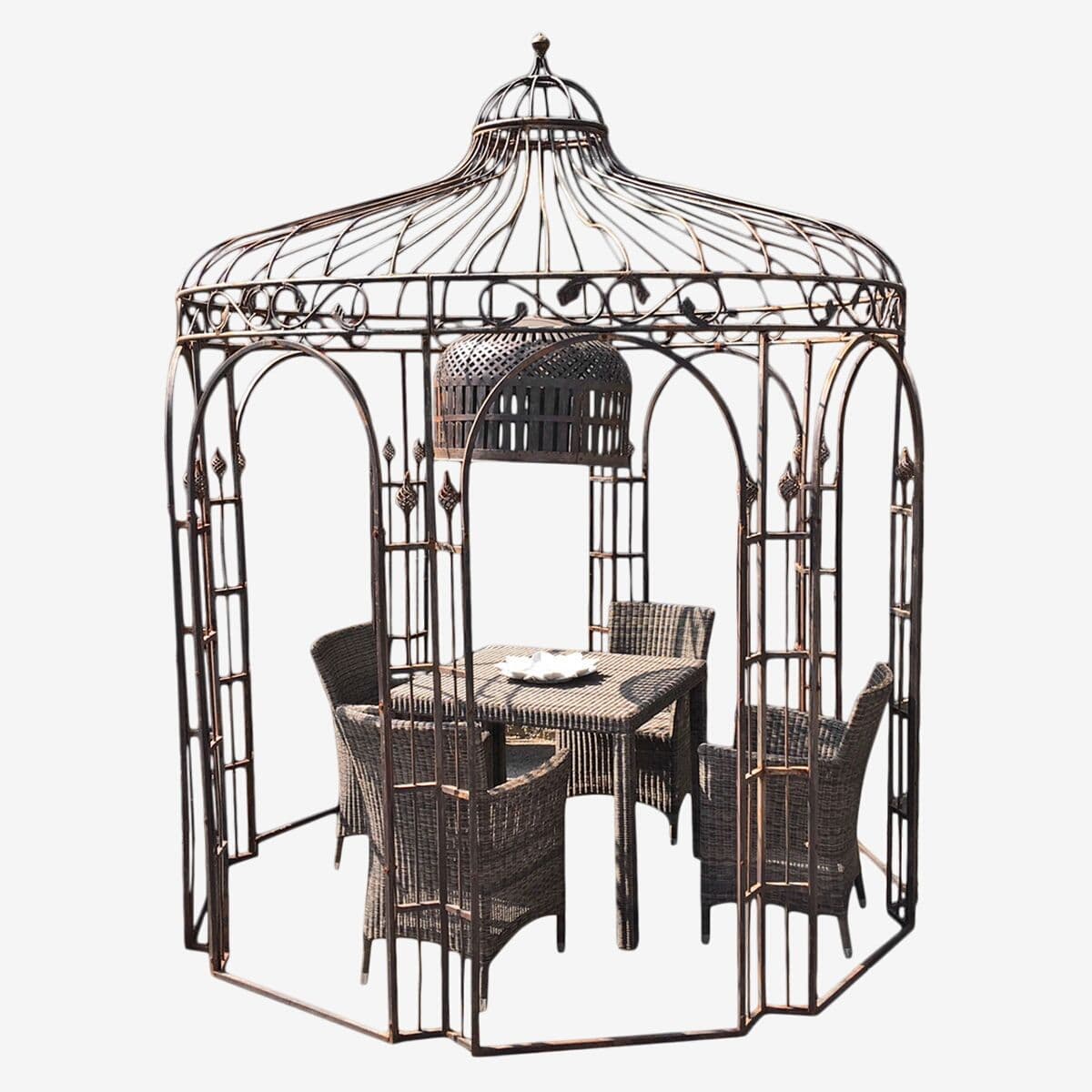 Outdoor Iron Work Gazebo - Image 1