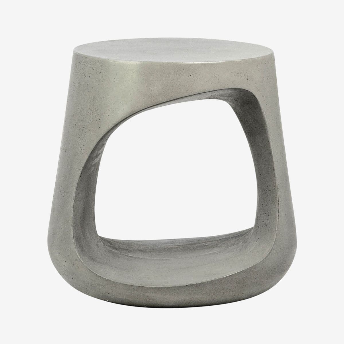 Phoenix Outdoor Cement Hole Side Table - Image 1