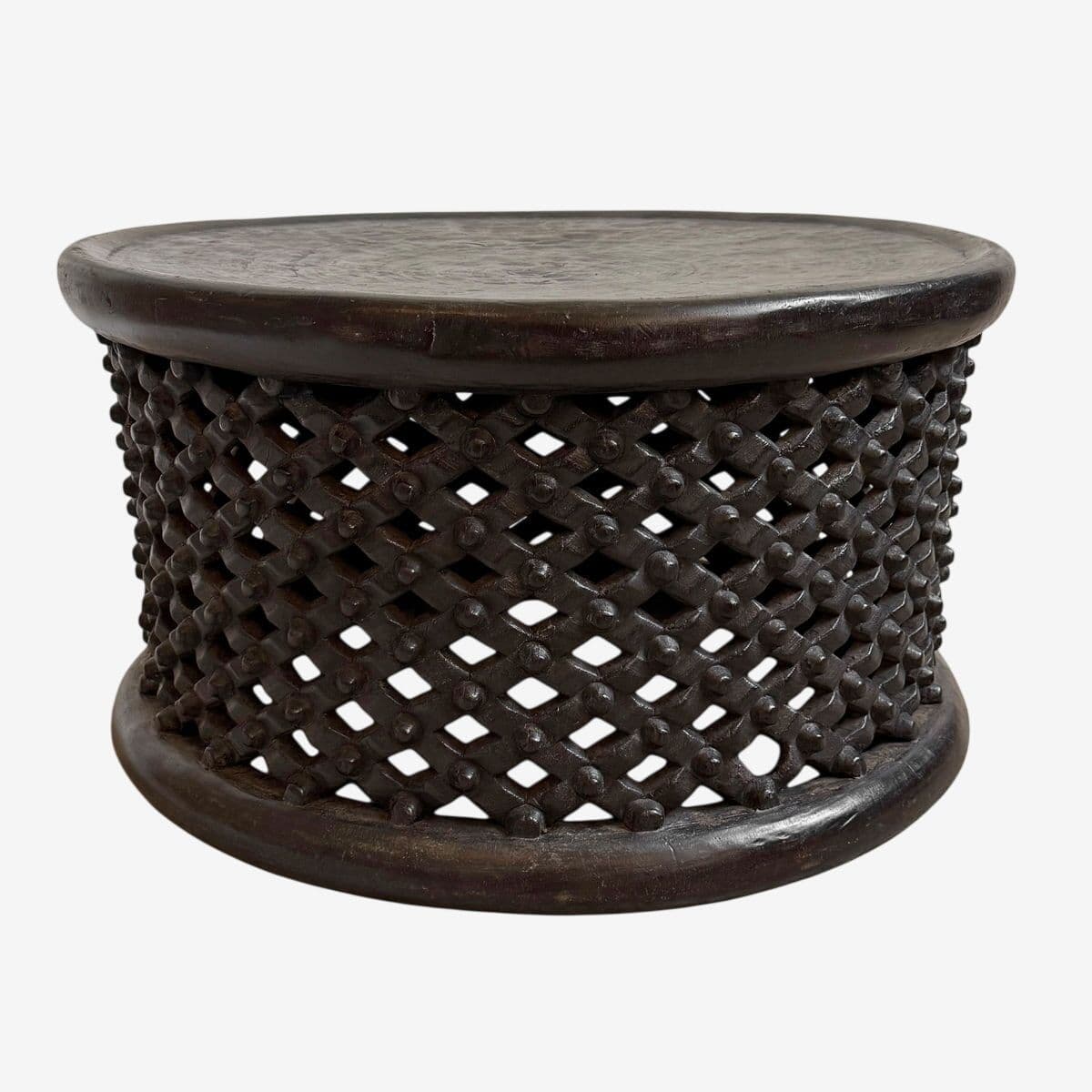 Vintage Bamileke Stool Table - Image 1
