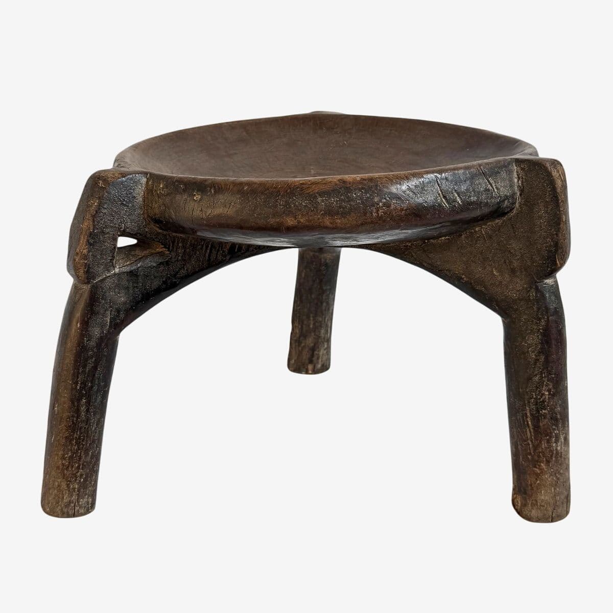 Vintage Tanzania Hehe Stool - Image 1
