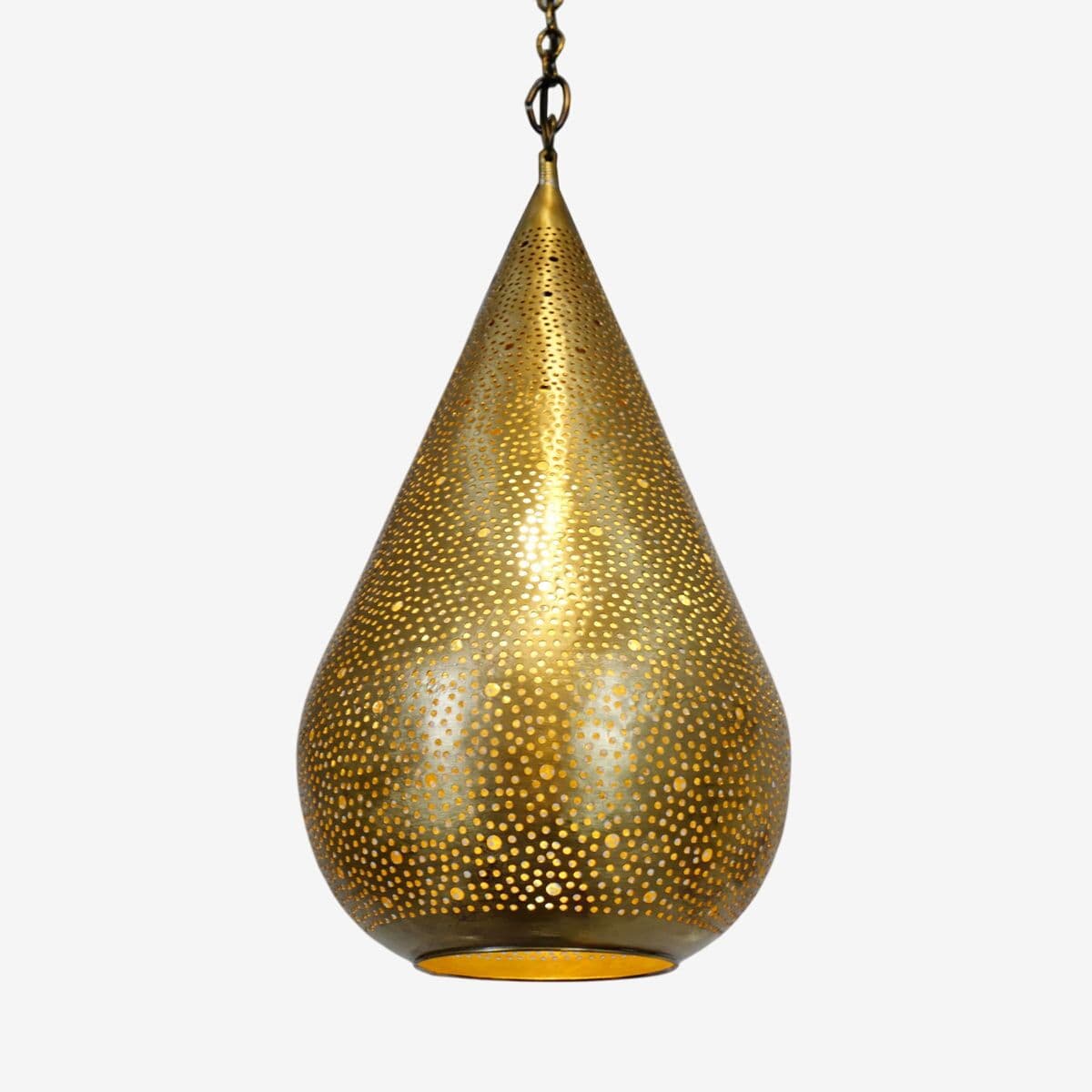 Brass Tear Drop Pendant - Image 1