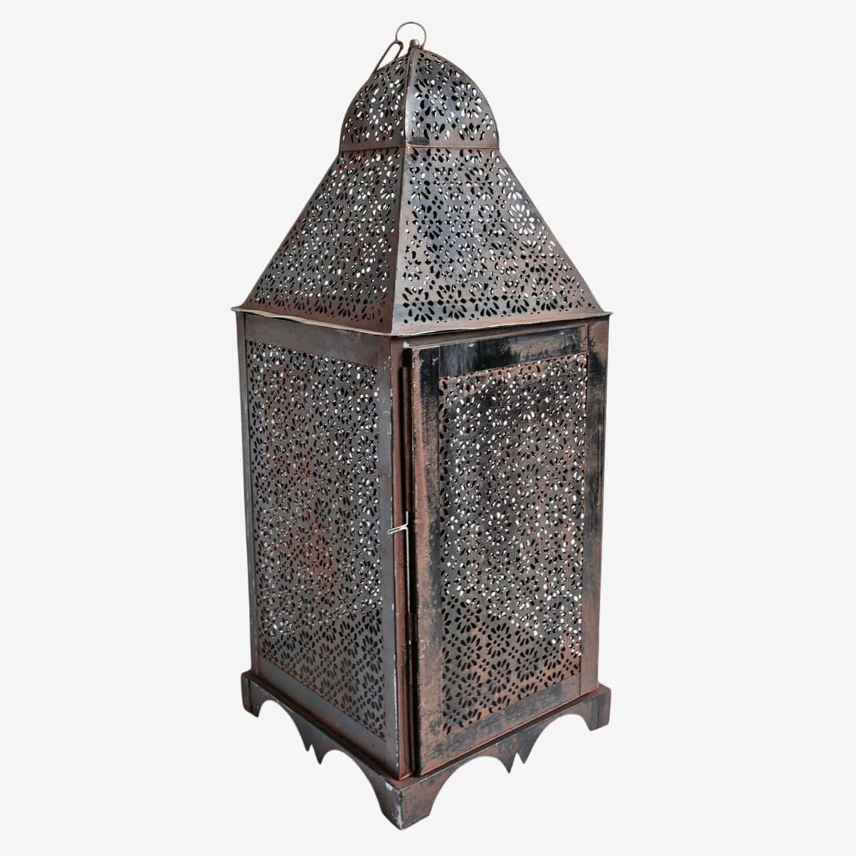 Outdoor Metal Floor Lantern - Image 1
