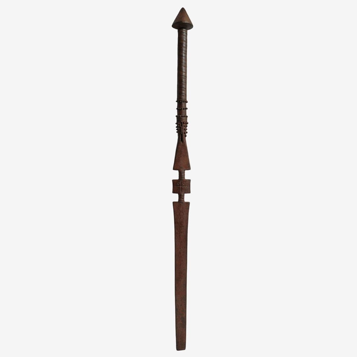 Yoruba Opa Orisa Oko Iron Staff - Image 1