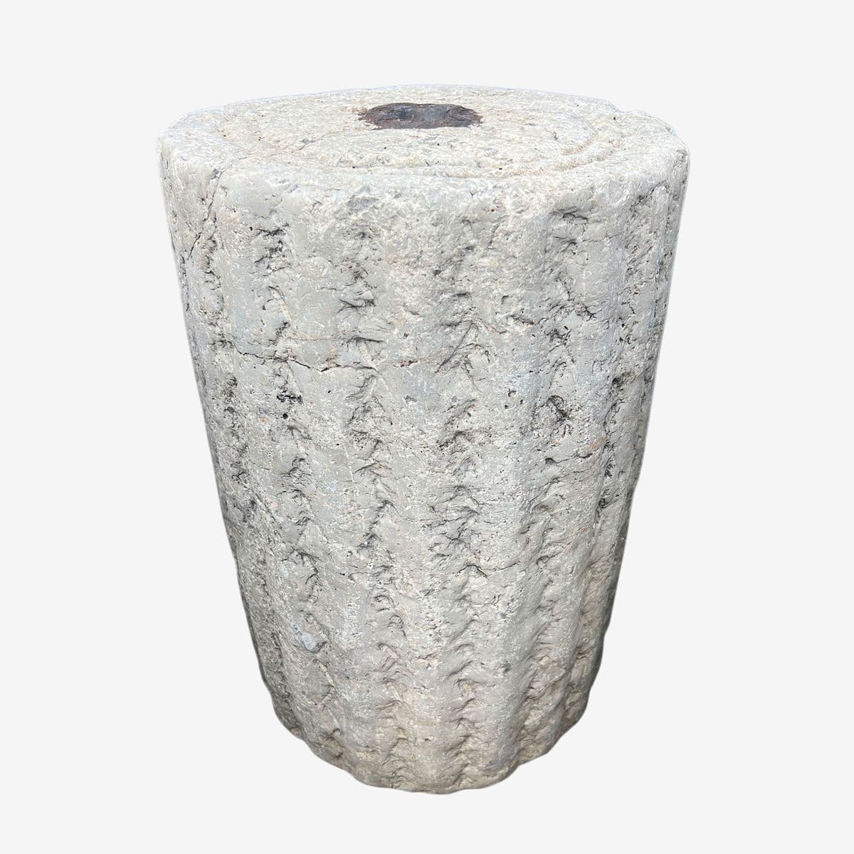 Vintage Mongolian Stone Field Roller