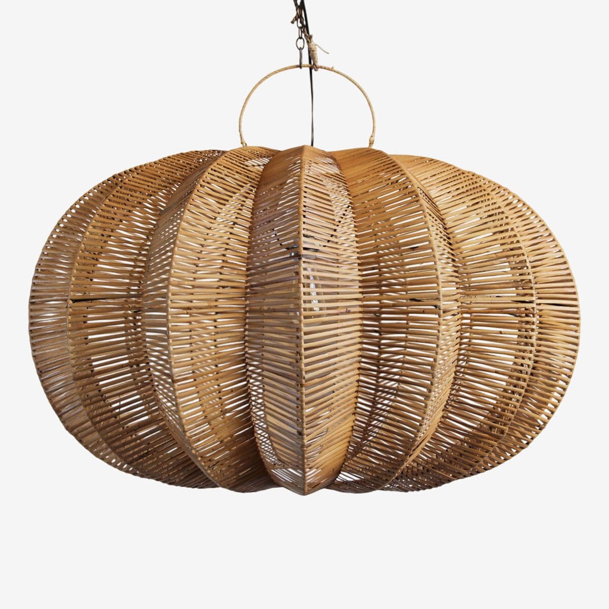 Split Stain Pumpkin Pendant Lantern 40 - Image 1