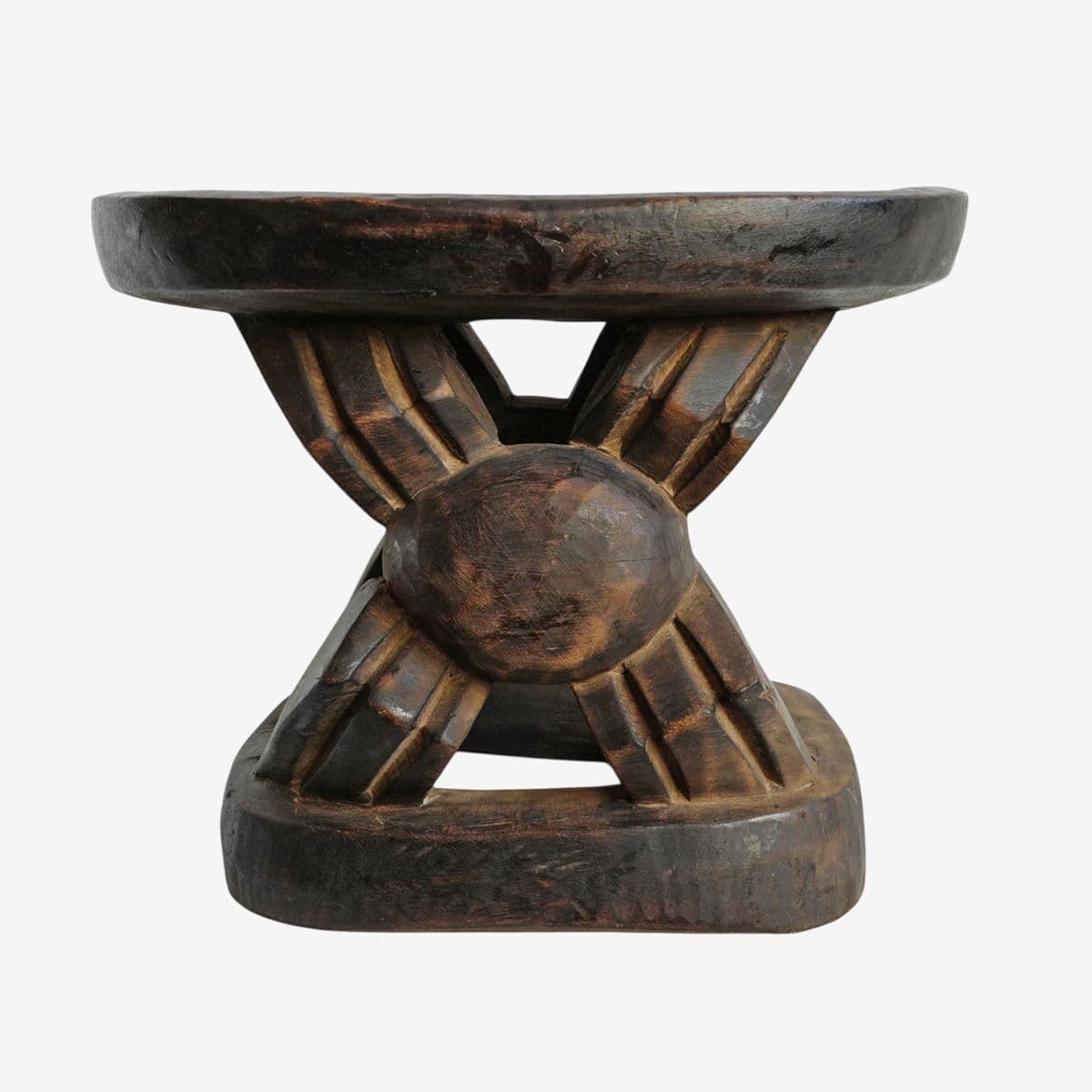 Vintage Bamileke Stool - Image 1