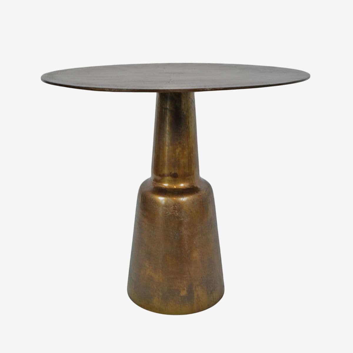 Brass Finish Round Bistro Table - Image 1