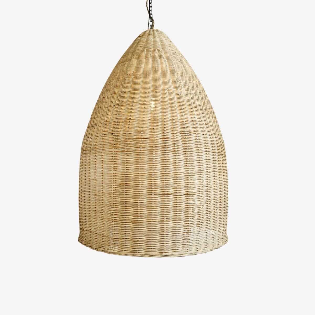 Raw Wicker Pod Lantern X-Small - Image 1