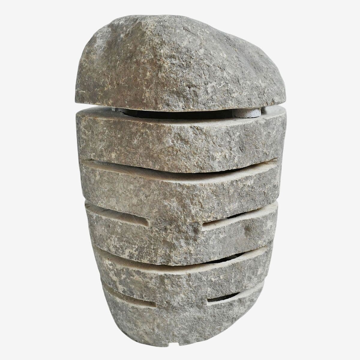 River Rock Garden Lantern Large - Image 1