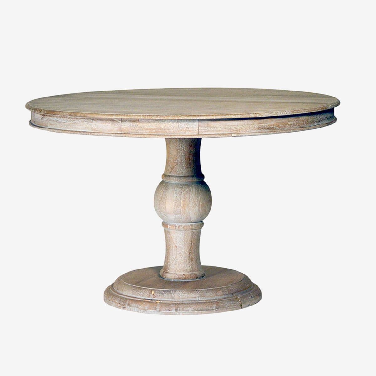 Carved Round Pedestal Dining Table - Image 1