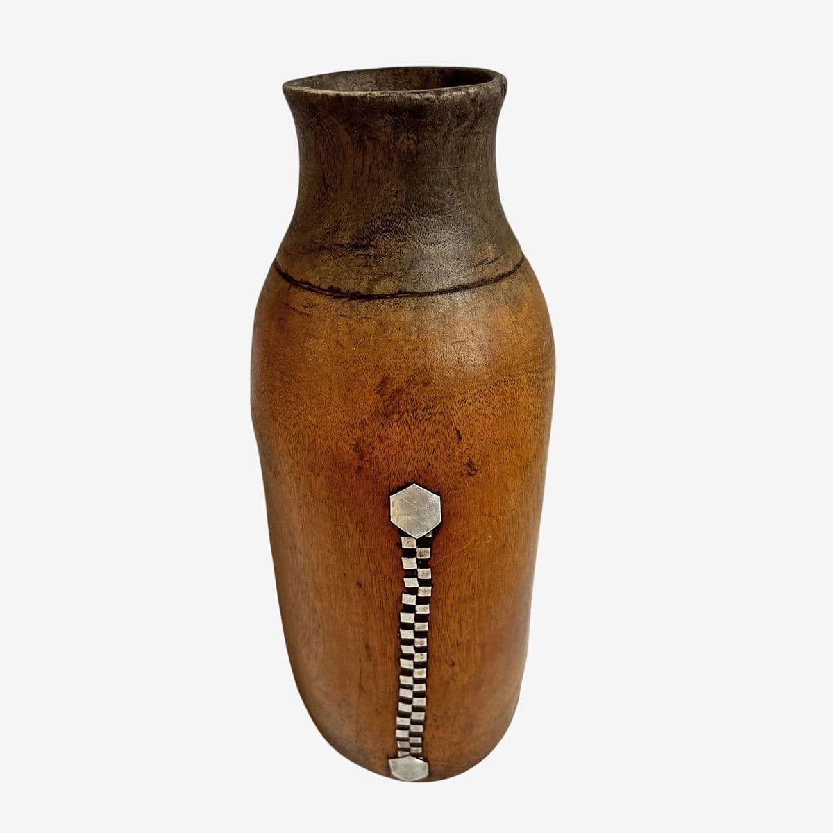 Vintage Tutsi Wood Pot - Image 1