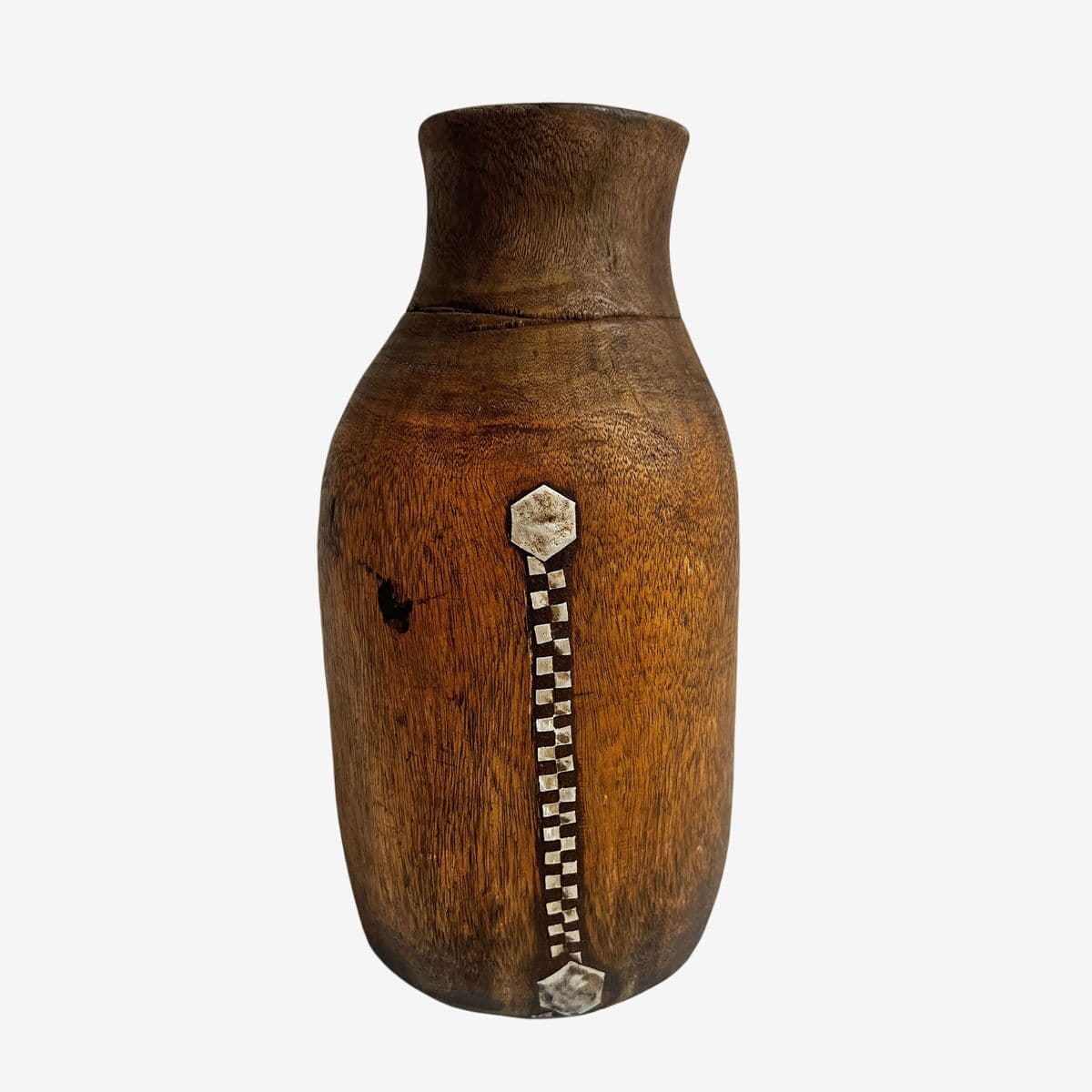Vintage Tutsi Wood Pot - Image 1