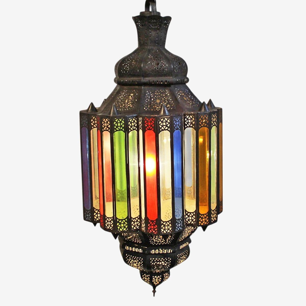 Multicolor Moroccan Chandelier - Image 1
