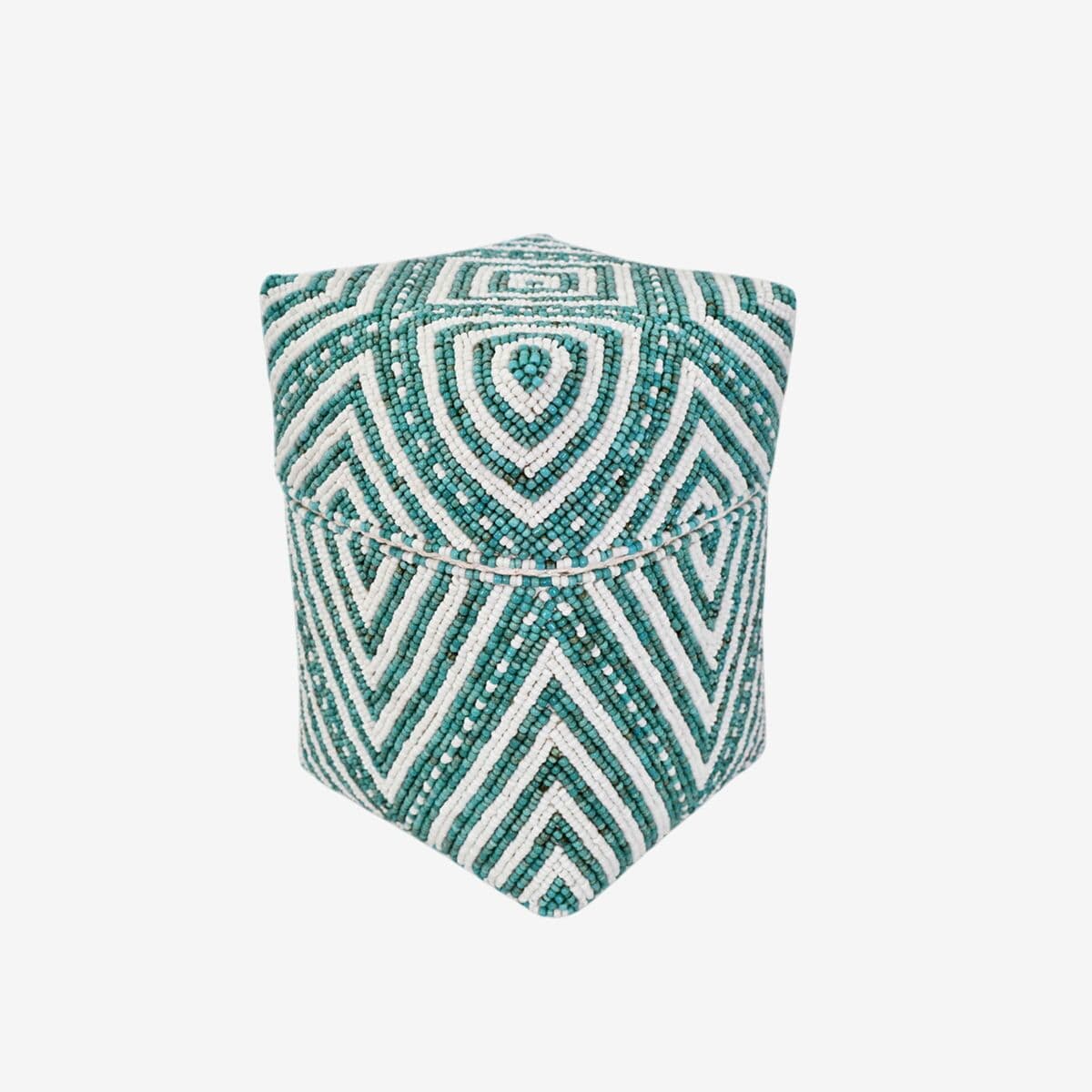 Beaded Bamboo Box Small - Image 1