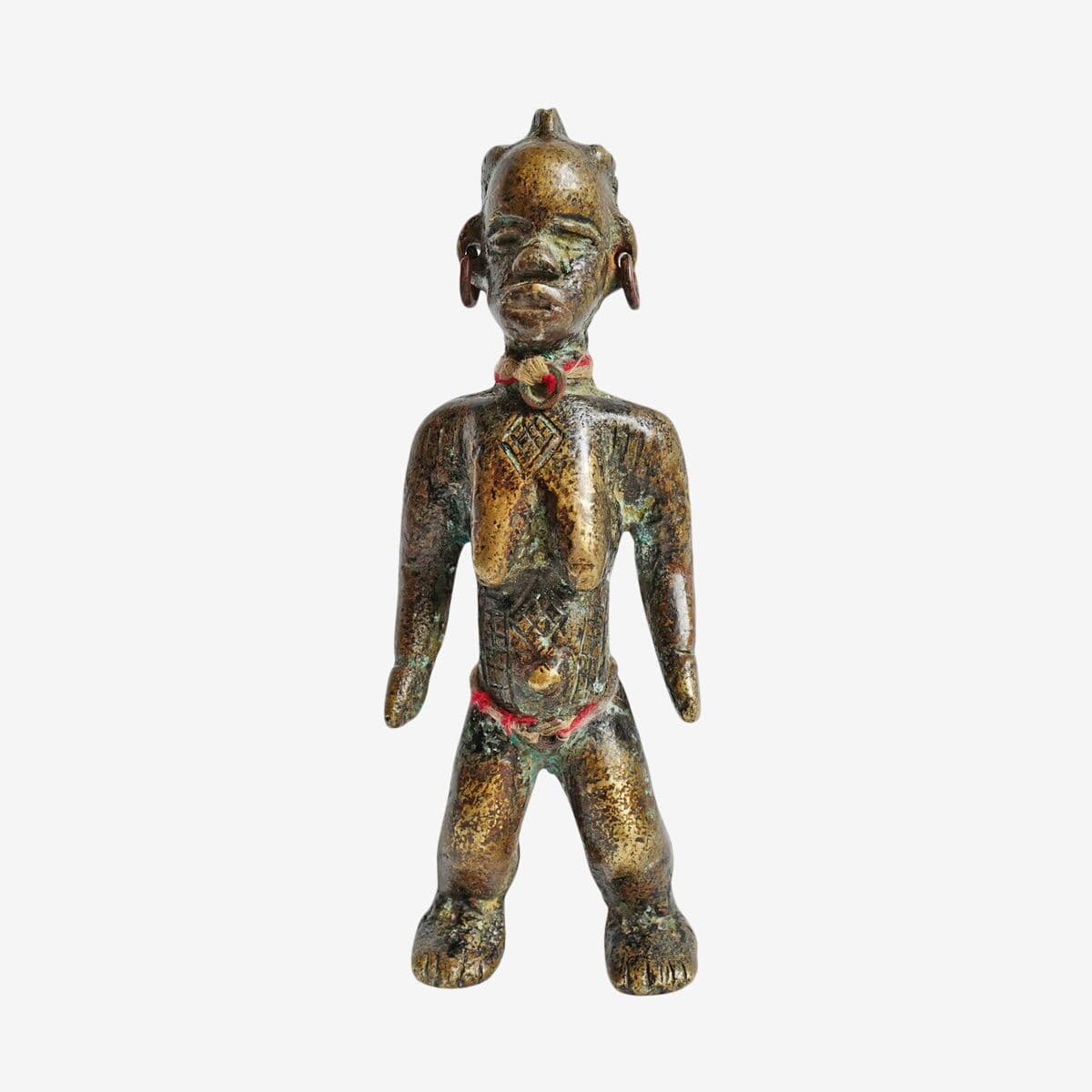 Antique Bronze Female Figure - Image 1