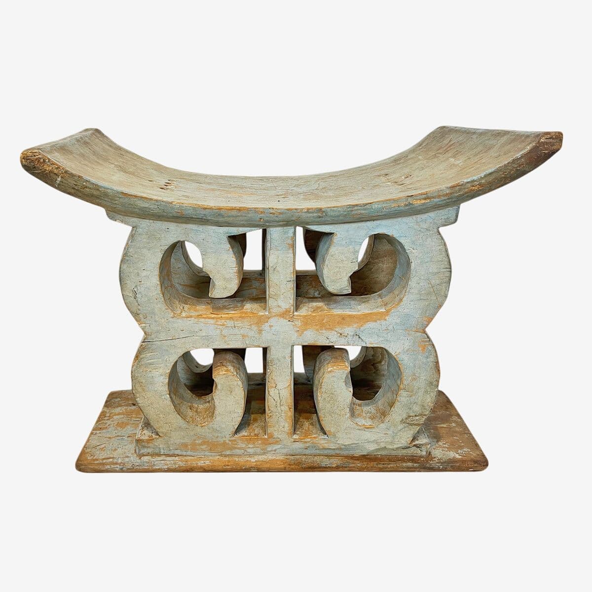 Original Vintage Asante Stool - Image 1
