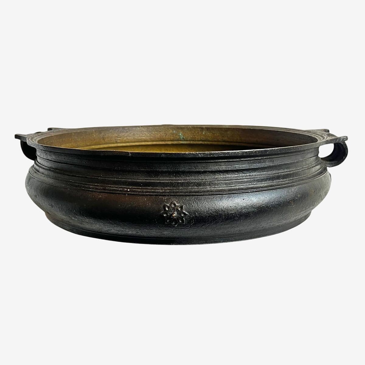 Antique Bronze Urli Bowl - Image 1
