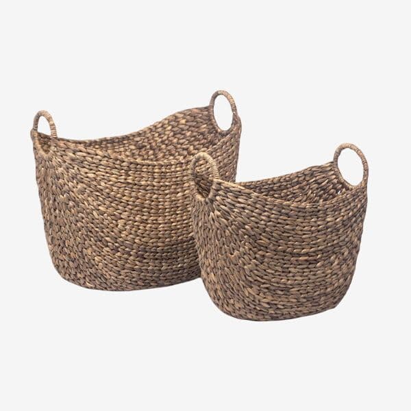 Handle Scoop Basket Set of Two - Image 1
