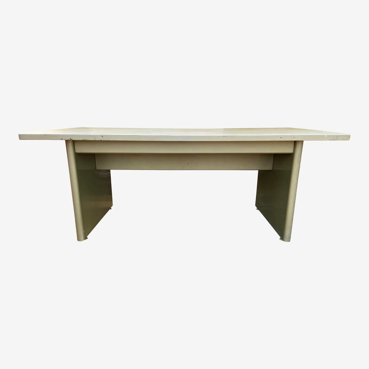 1960s Vintage Mid Century Modern Steel Desk - Image 1