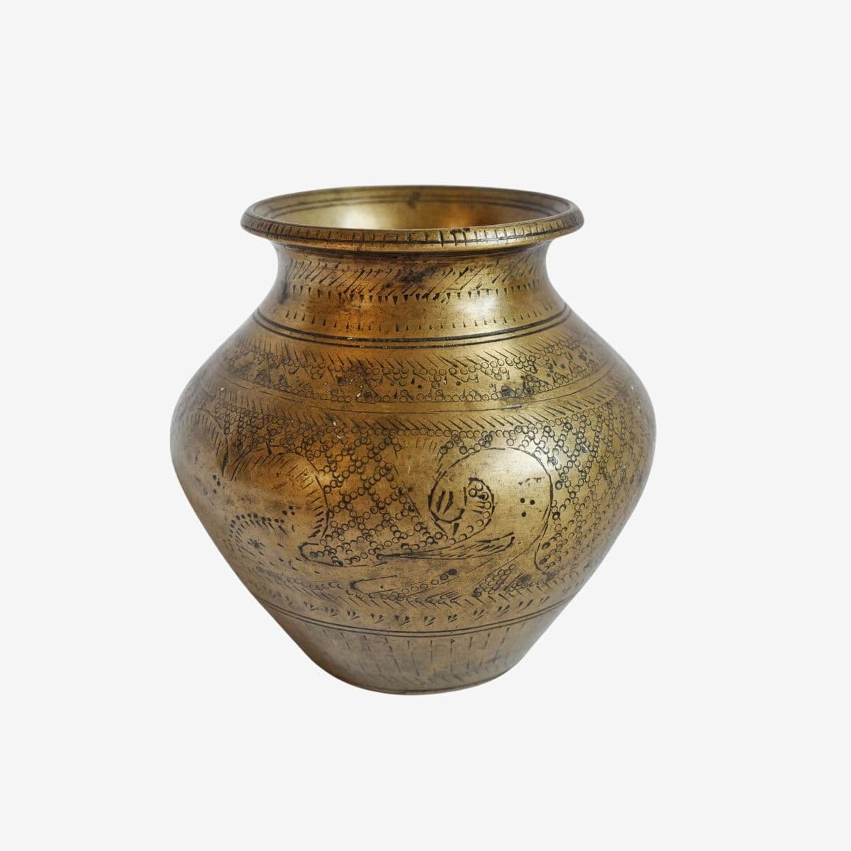 Vintage Bronze Nepal Ritual Vase - Image 1