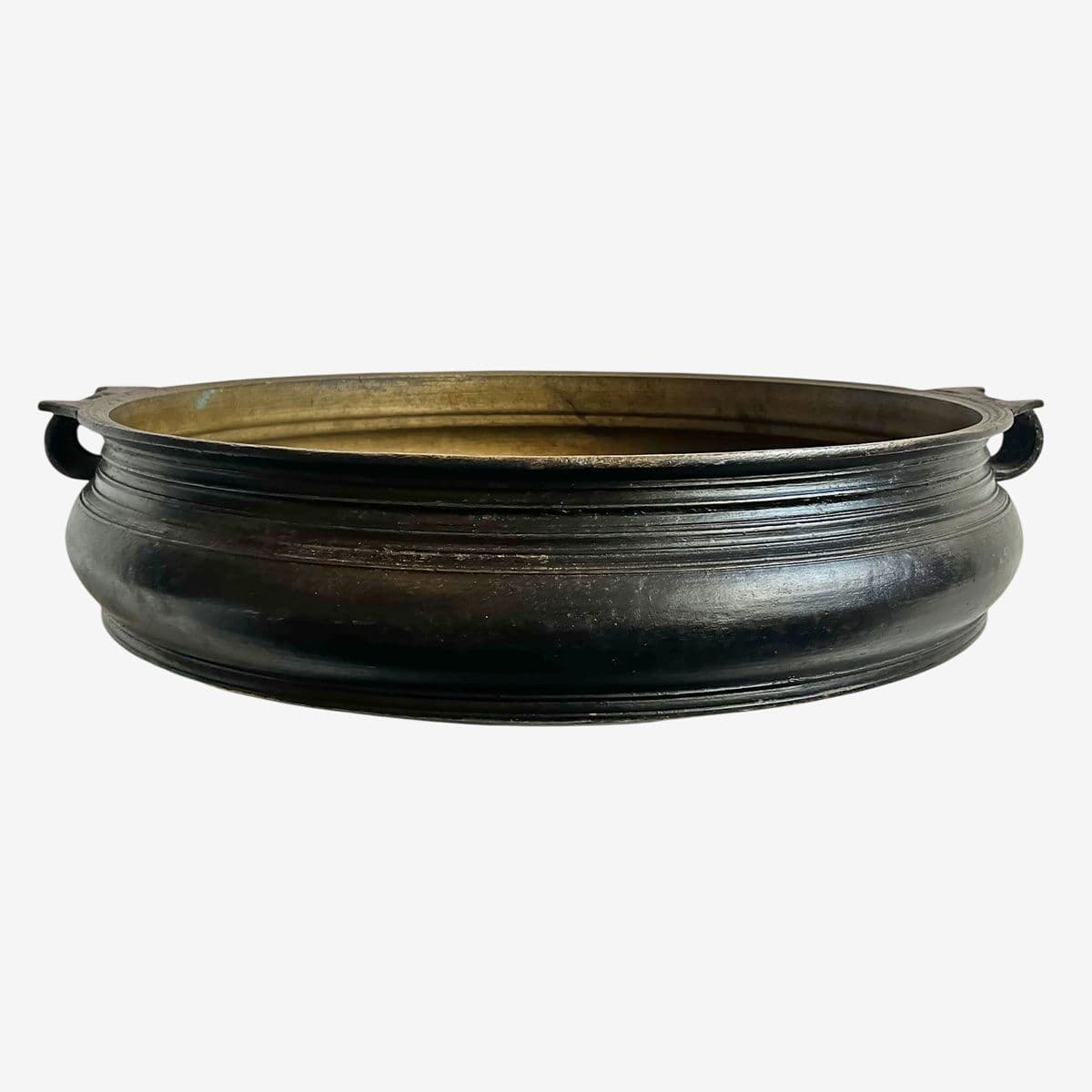 Antique Bronze Urli Bowl - Image 1
