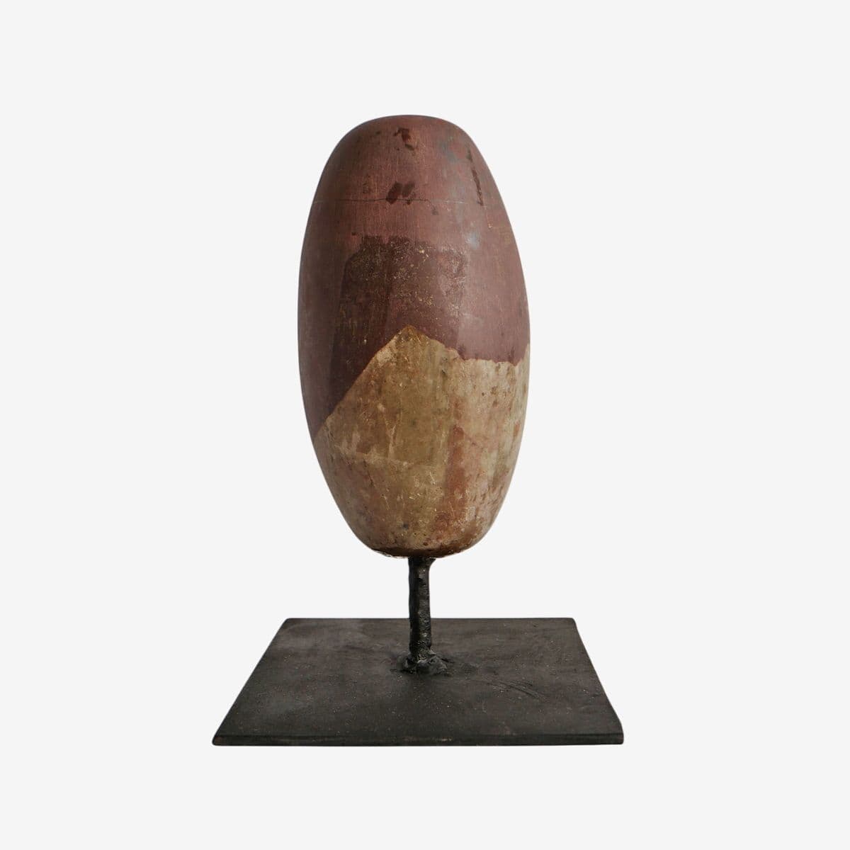 Natural Lingam Stone on Stand - Image 1