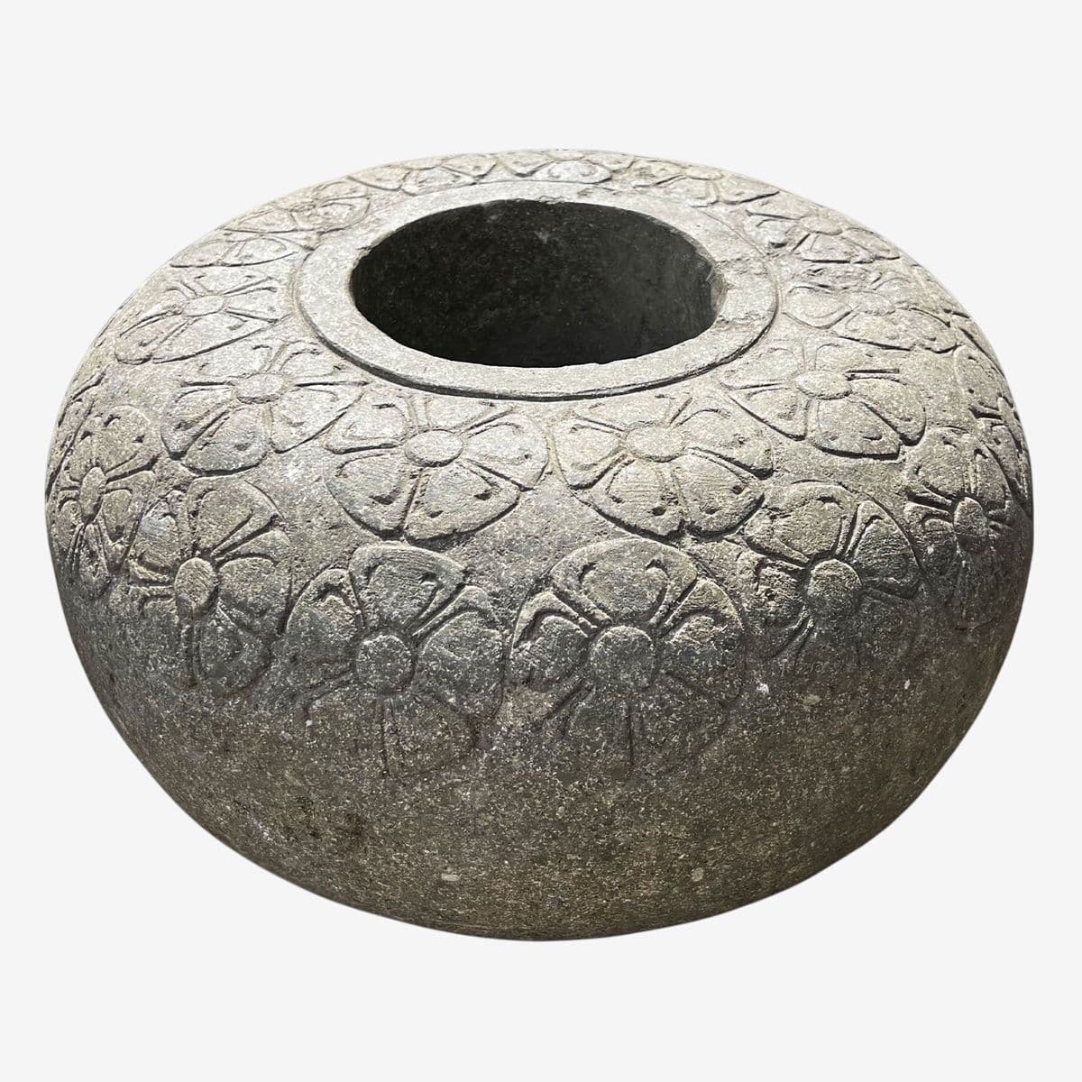 Java Stone Flower Pot - Image 1