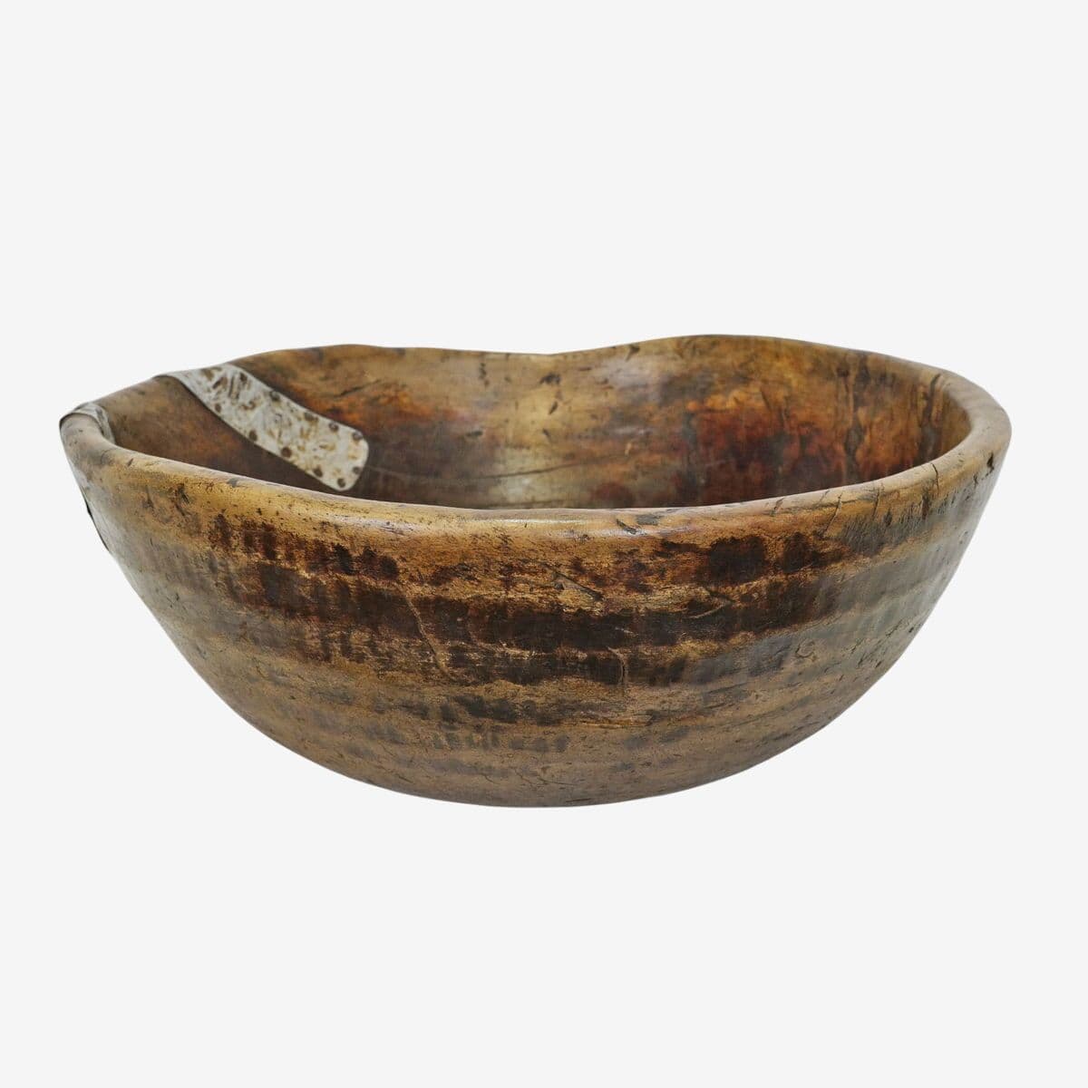 Large Vintage Fulani Wood Bowl - Image 1