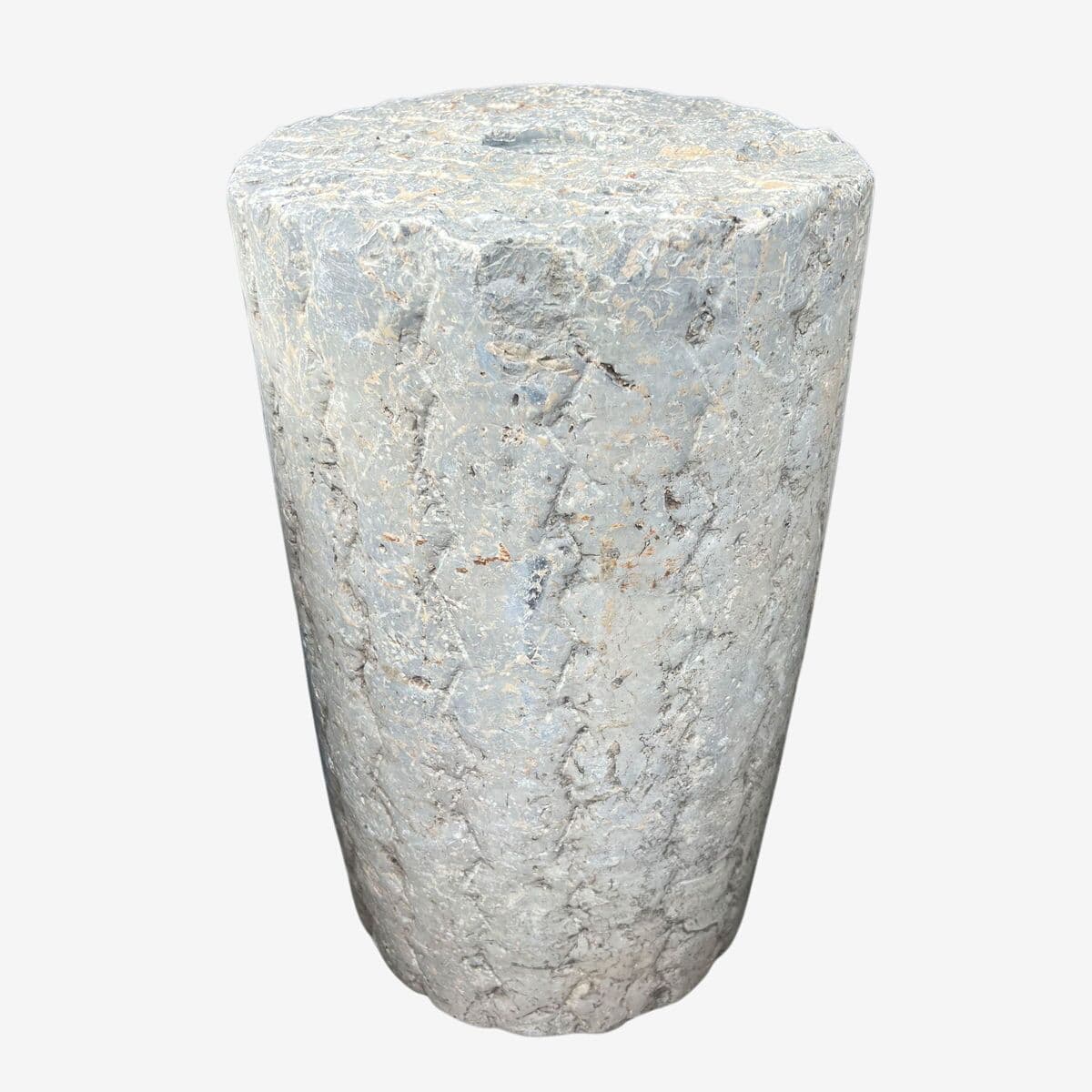 Vintage Mongolian Stone Field Roller - Image 1