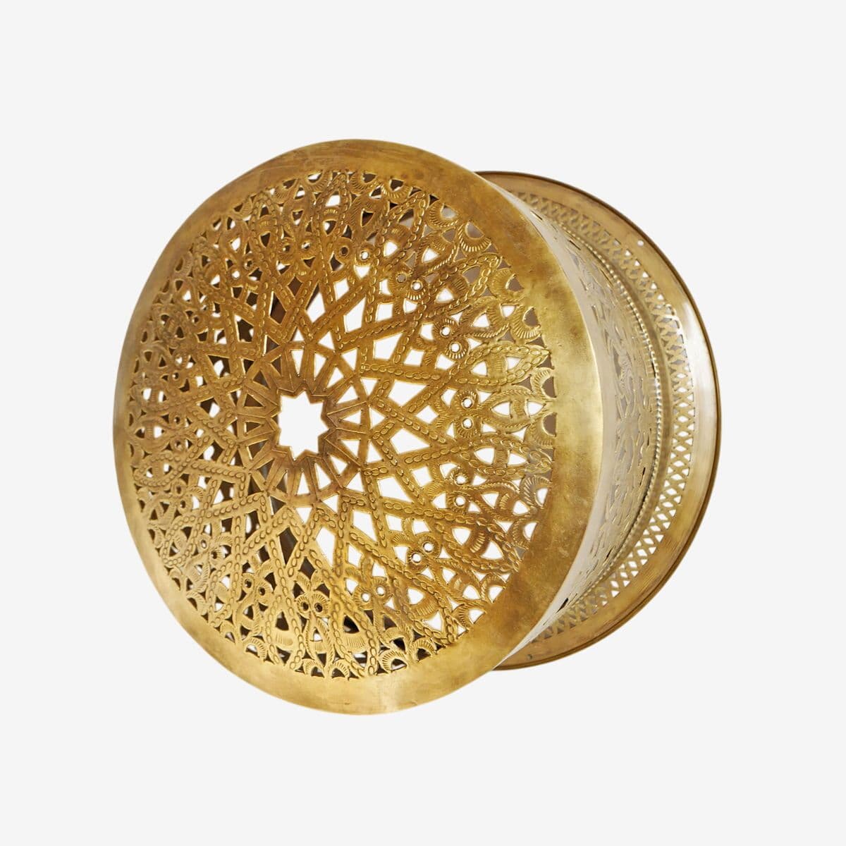 Brass Moroccan Wall / Ceiling Sconce - Image 1