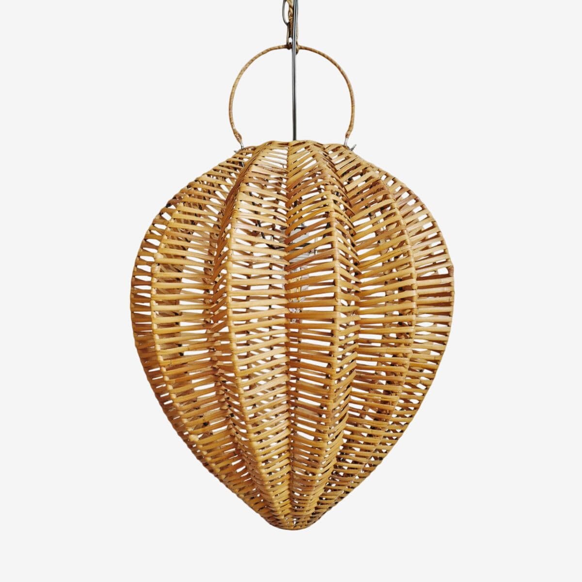 Honey Rattan Starfruit Lantern Small - Image 1