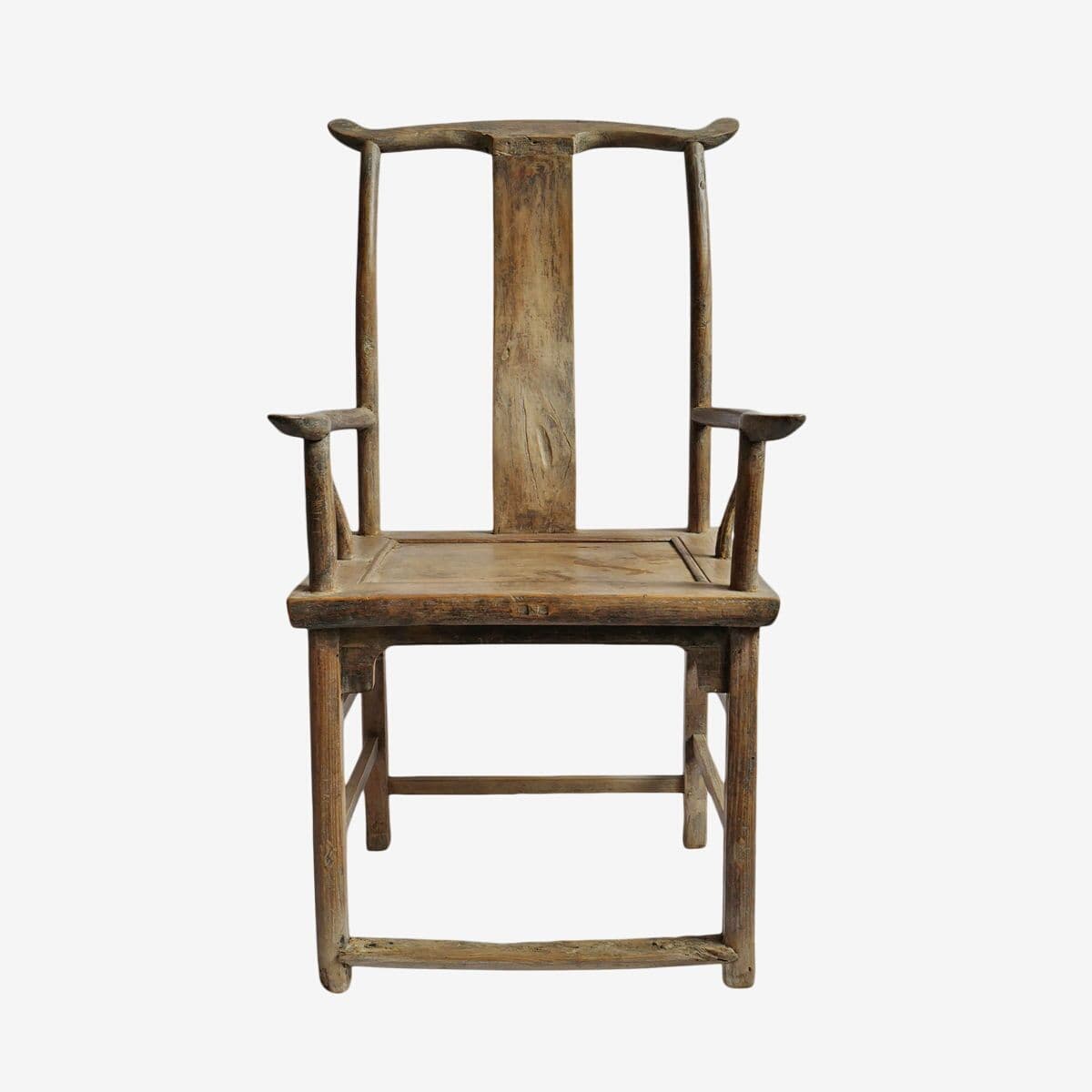 Vintage Elm Ming Arm Chair - Image 1