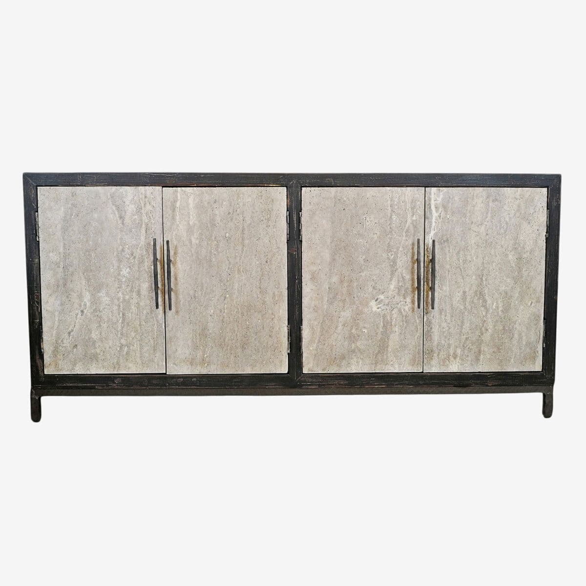 Marble Modern Rustic 4 Door Sideboard - Image 1