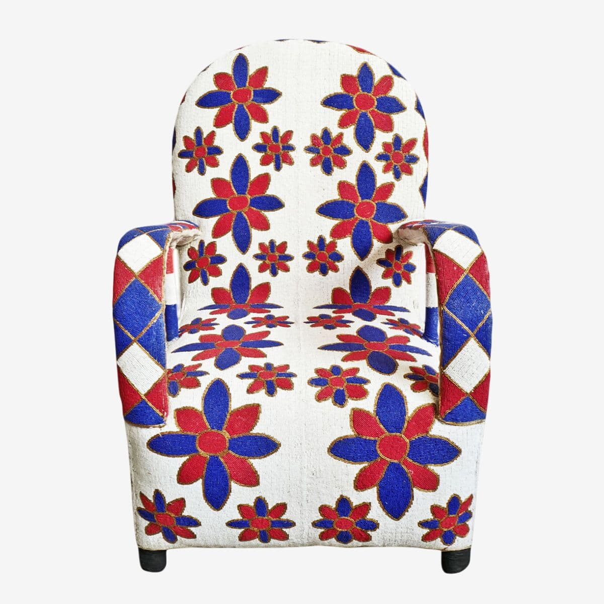 Yoruba Beaded Chair - Image 1